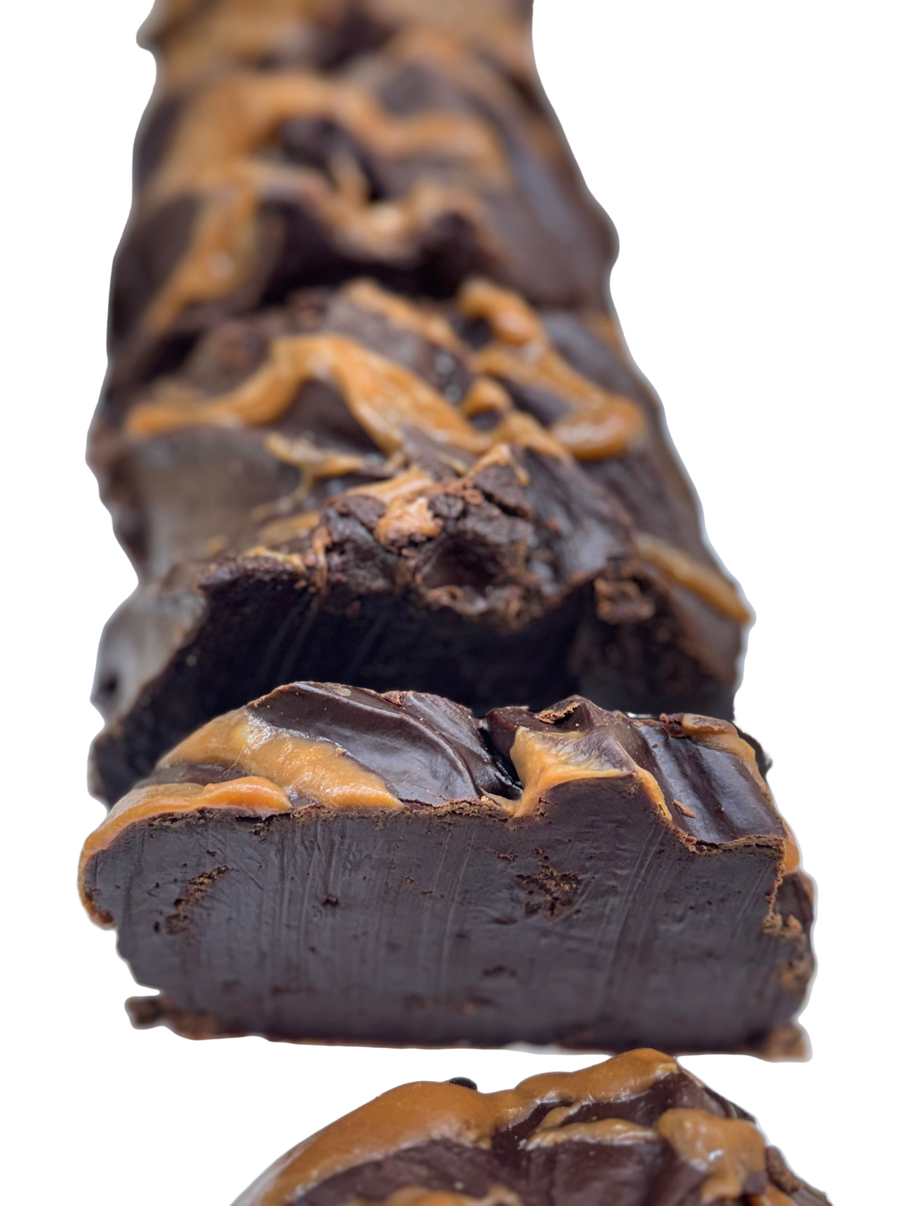 Dark Sea Salt Caramel Fudge 1 lb