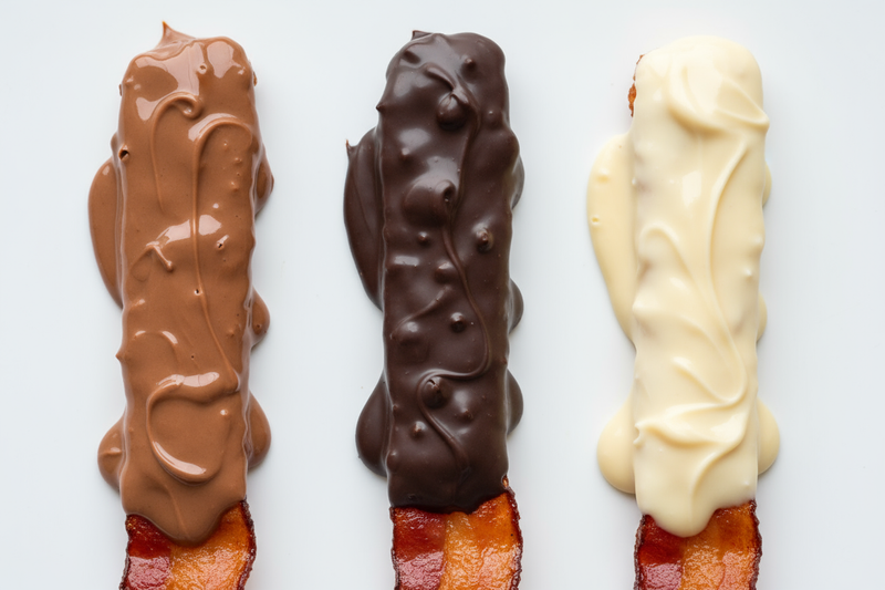 milk dark and white chocolate