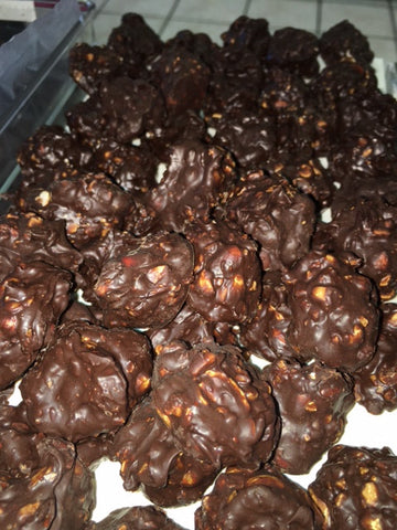 Dark Chocolate Peanut Clusters
